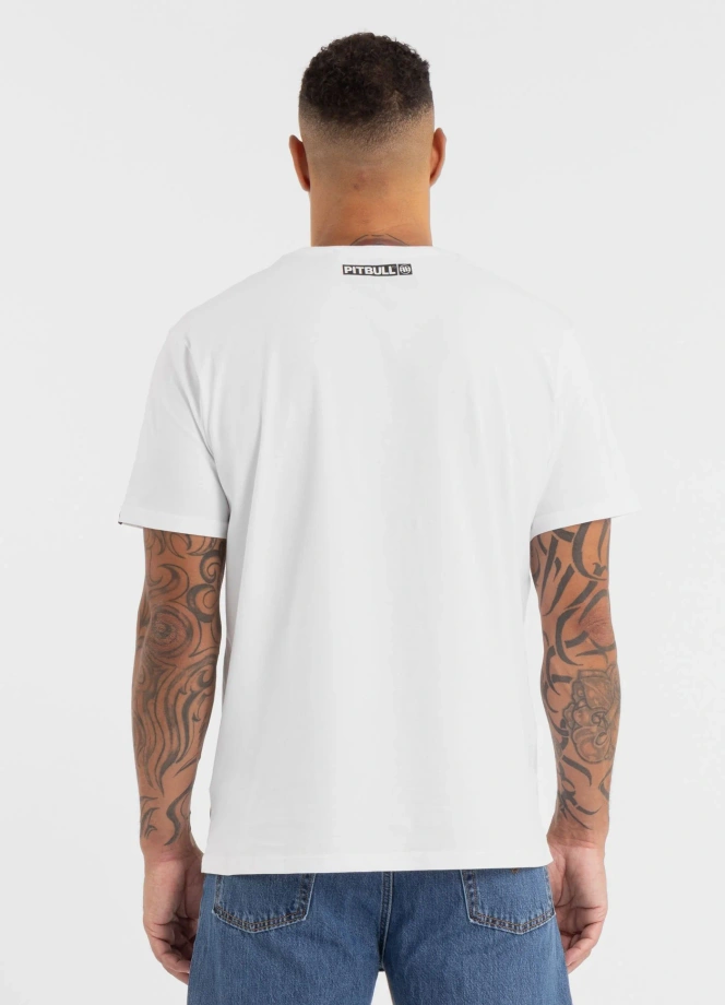 Koszulka męska T-Shirt Pitbull Hilltop biała