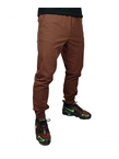 Spodnie chino męskie jogger Ciemna Strefa RPK CS brązowe