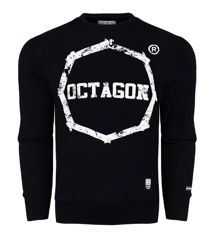 Bluza Octagon Logo Smash crewneck czarna