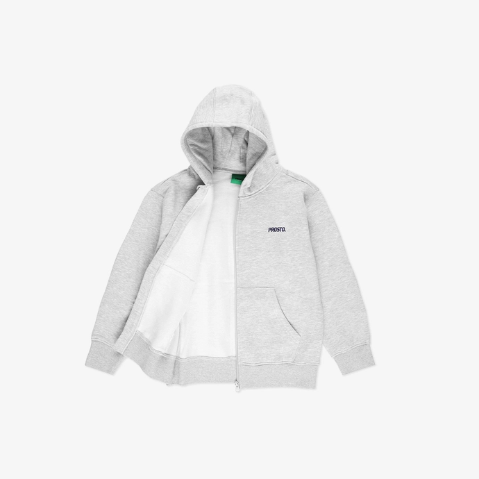 Komplet dresowy dziecięcy Prosto Kids Baza Zip hoodie szary