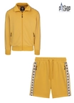 Komplet dresowy krótki Pitbull Pit Bull Powers żółty