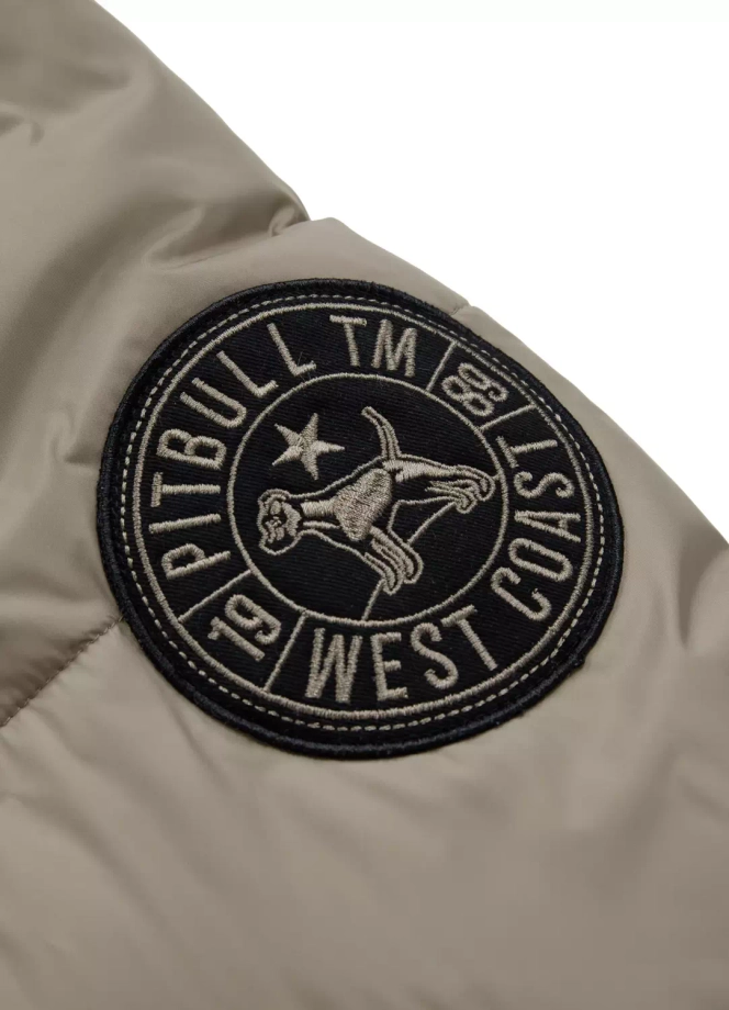 Kurtka zimowa męska Pit Bull West Coast Mobley Jacket beżowa
