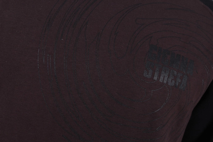 Bluza męska z kapturem Ciemna Strefa CS Reglan Wir brązowa