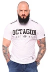 Koszulka męska T-shirt Octagon Fight Wear OCTAGON biała