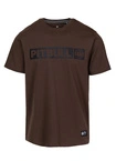 Koszulka męska T-Shirt Pitbull Hilltop ciemno brązowa