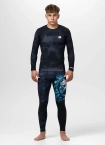 Koszulka męska rashguard Pitbull Longsleeve Pitbull World czarna