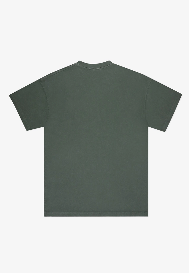 Koszulka męska t-shirt oversize Prosto Hex zielona