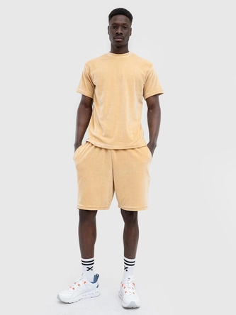 Komplet dresowy męski welur Jigga Wear Classic Velour beżowy