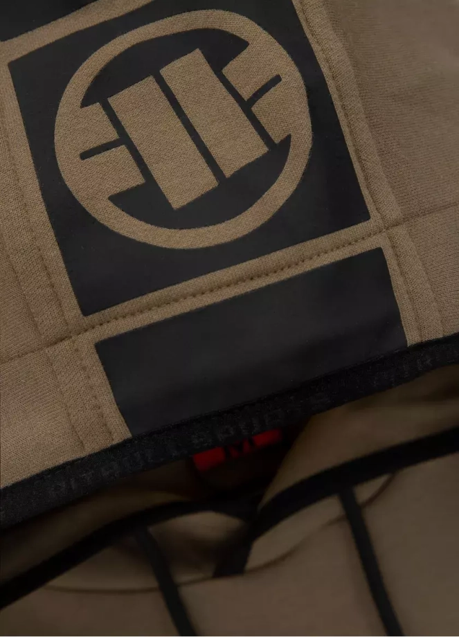 Bluza męska Pitbull Stafford 23 Pit Bull hooded brązowa