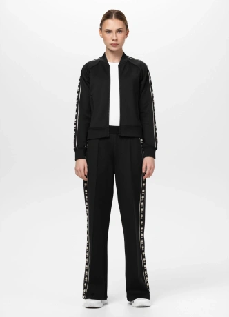 Komplet dresowy damski Pitbull Verona Wide Leg czarny