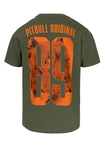 Koszulka męska T-Shirt Pit Bull Pitbull Eighty Nine Dog 25 oliwkowa zielona