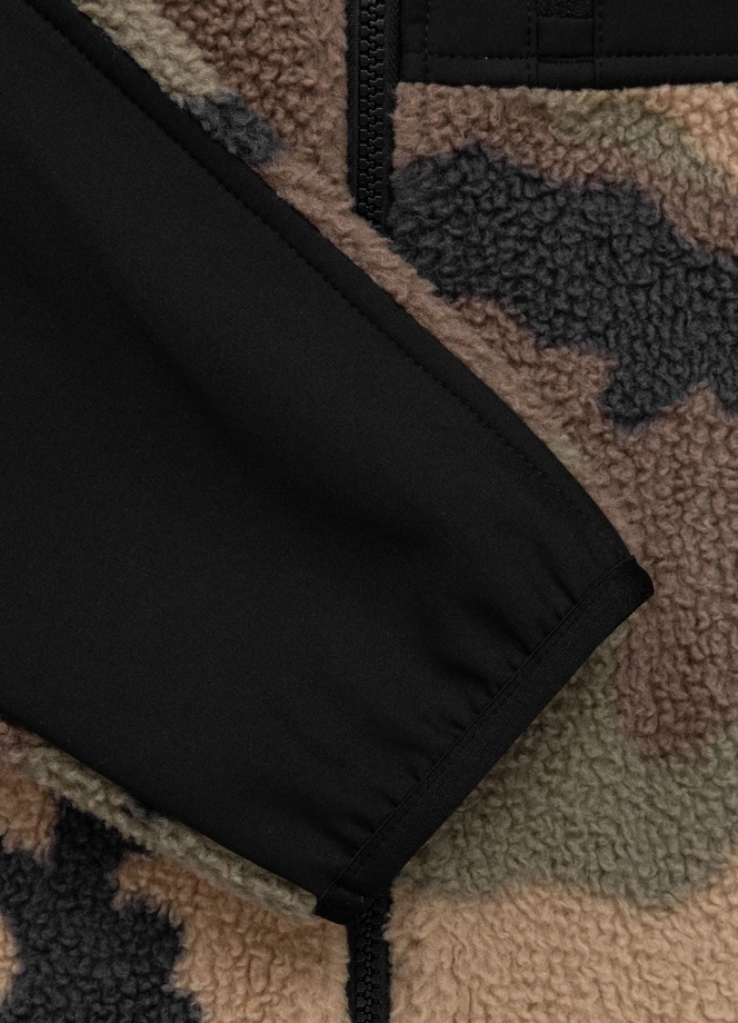 Bluza męska polarowa rozpinana Pit Bull Joyner woodland camo