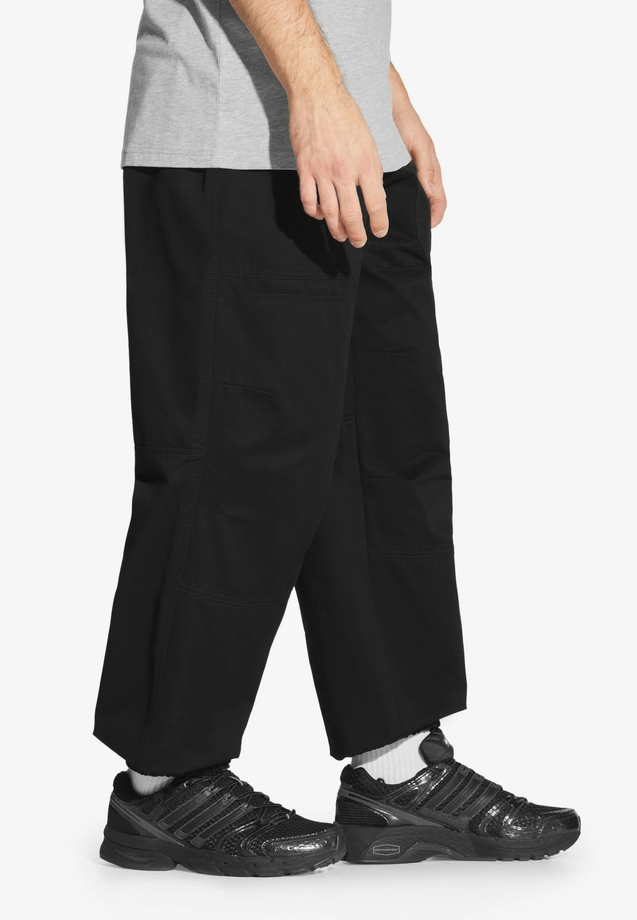 Spodnie męskie Jogger Jeans Baggy Prosto Slate czarne