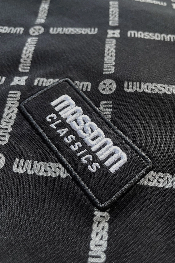 Koszulka męska t-shirt Mass Dnm Monogram czarna