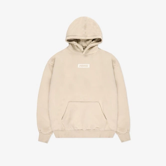 Bluza męska z kapturem Prosto Klasyk Boxley hoodie beżowa