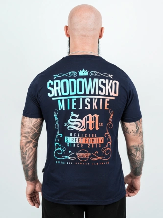 Koszulka męska t-shirt Środowisko Miejskie Theme 2.0 granatowa