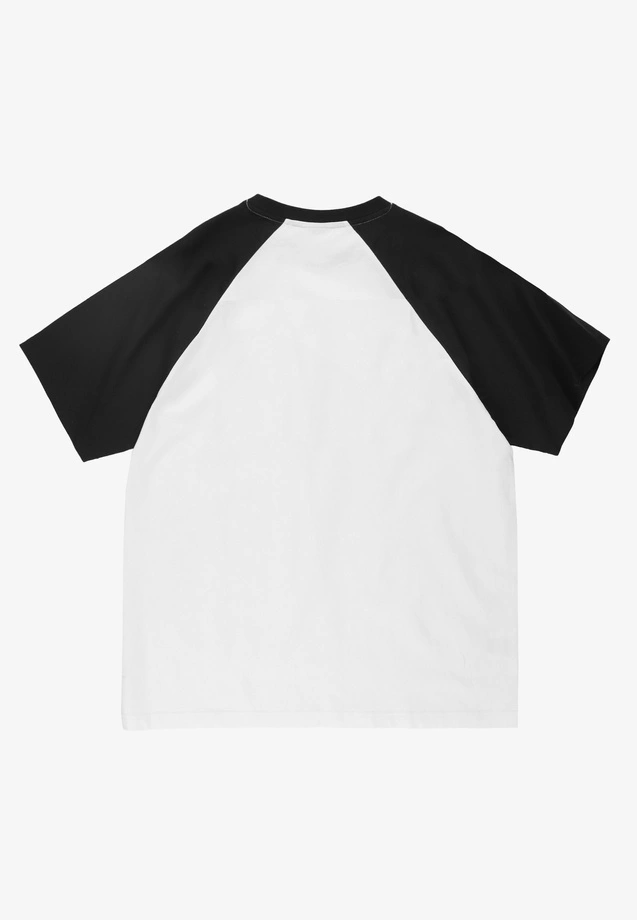 Koszulka męska t-shirt oversize Prosto Harvard biała
