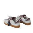 Buty sneakersy damskie Olavoga Anaty kremowo/bordowe