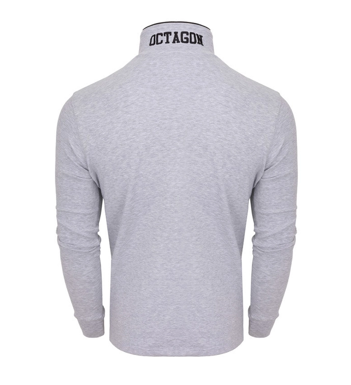 Bluza męska Octagon Arizona Logo crewneck szara