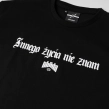 Koszulka męska T-shirt Chada Proceder Innego życia nie znam czarna