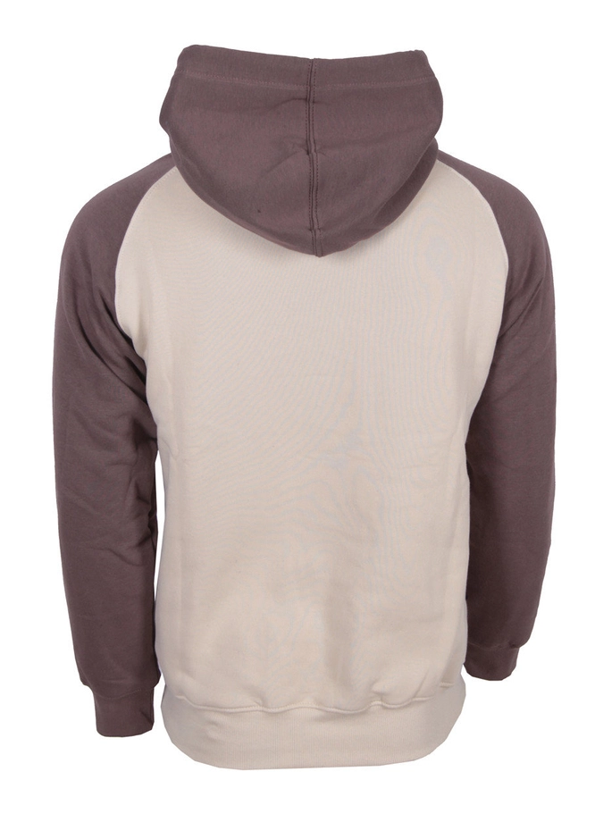 Bluza męska z kapturem Ciemna Strefa CS Reglan Wir beżowa