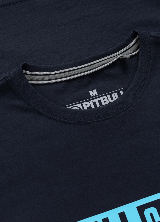 Koszulka męska T-Shirt Pitbull Eighty Nine Dog granatowa