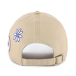 Czapka z daszkiem 47 Brand Los Angeles Dodgers Badges Clean Up beżowa