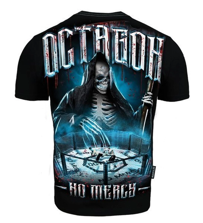 Koszulka T-shirt Octagon No Mercy Fight Or Die black