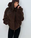 Bluza unisex Olavoga OROFIOU brązowa