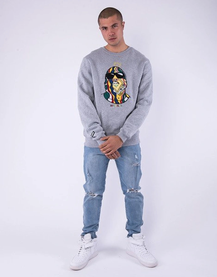 Bluza Cayler & Sons Crowned crewneck grey
