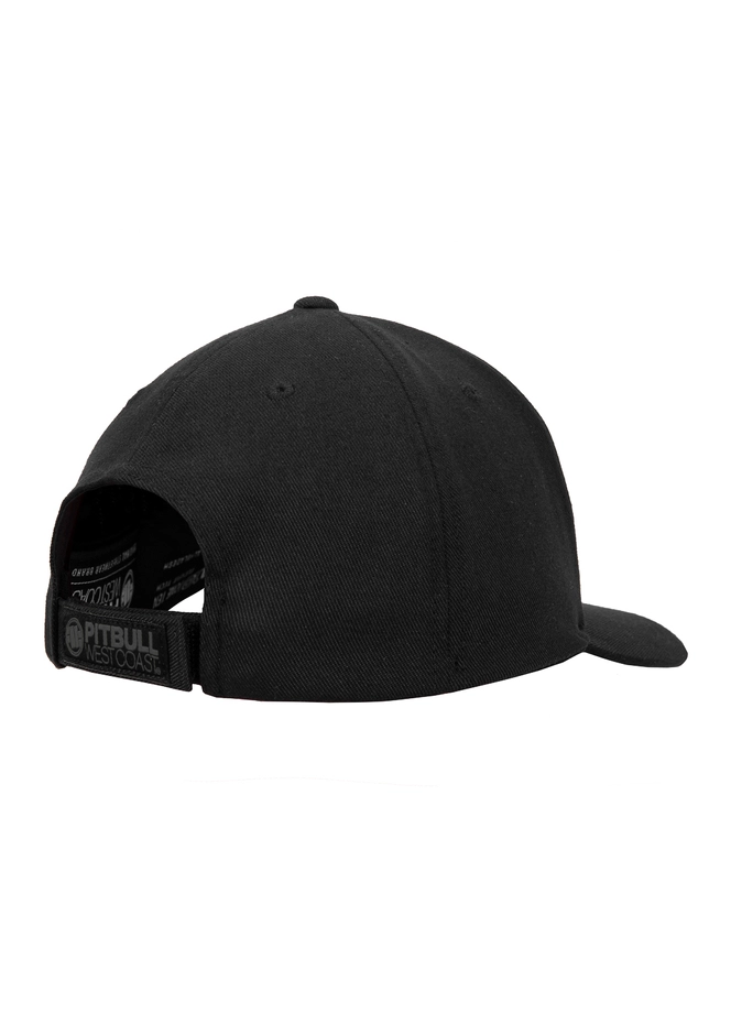 Czapka z dzaszkiem Snapback Pit Bull Pitbull 3D Metal Logo czarna