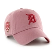 Czapka z daszkiem 47 Brand Detroit Tigers Mauve Double Under Clean Up różowa