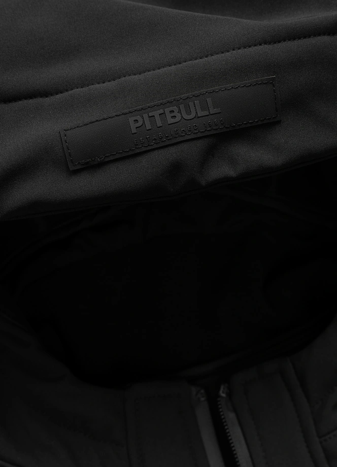 Kurtka męska przejściowa wiosenna Pit Bull Softshell Roscoe czarna