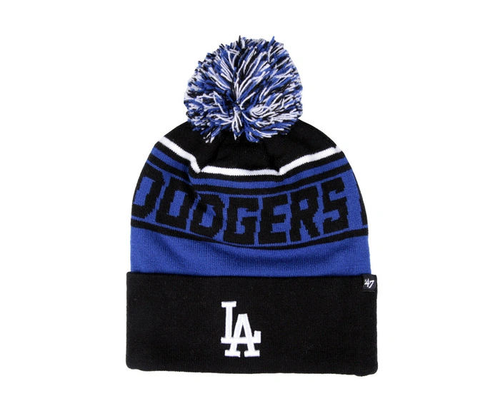 Czapka zimowa unisex 47 Brand MLB Los Angeles Dodgers Stylus czarna