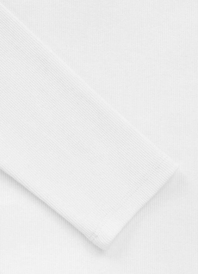 Koszulka longsleeve damski Pit Bull Rib biała