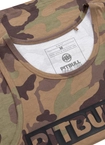 Koszulka męska tank top Pit Bull Pitbull Hilltop zielony woodland camo