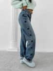 Spodnie damskie jeans Olavoga Eliokie niebieskie