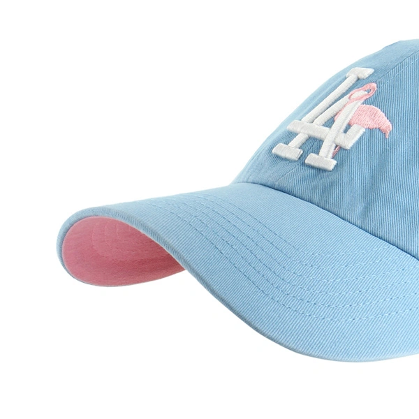 Czapka z daszkiem 47 Brand Los Angeles Dodgers Columbia Icon Clean Up niebieska
