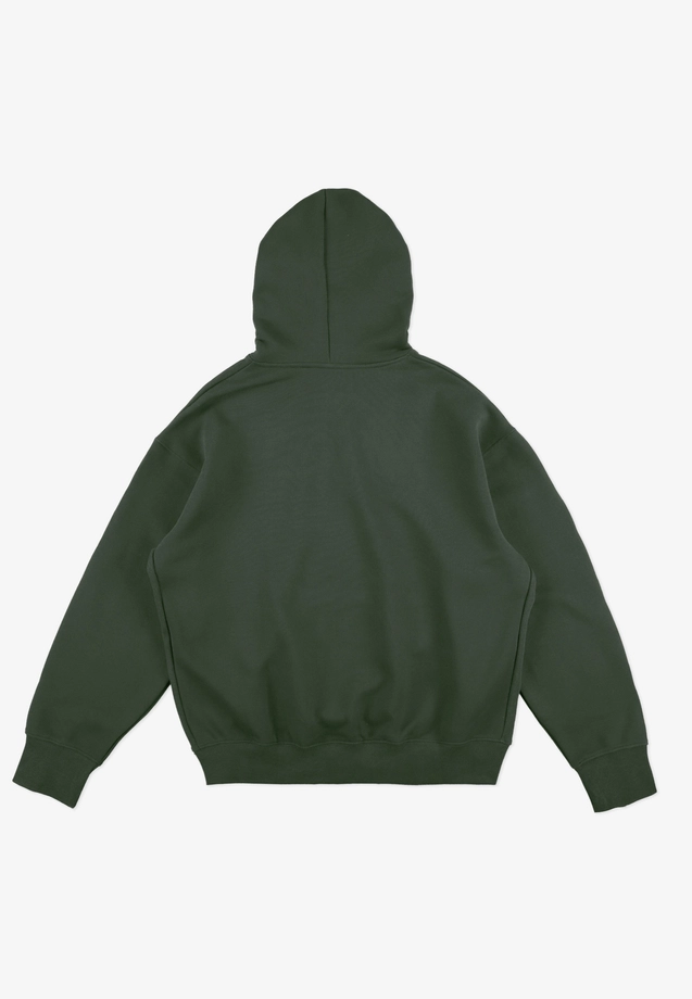 Bluza męska z kapturem oversize Prosto Nash zielona