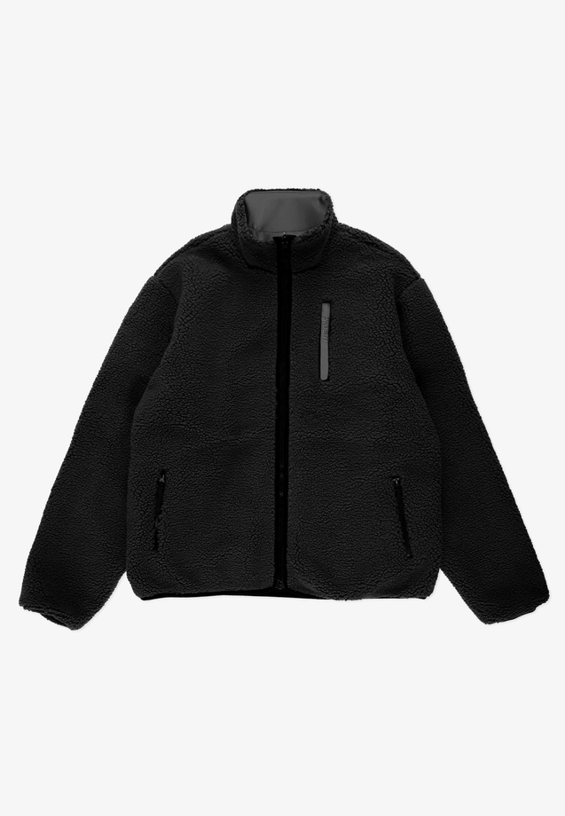 Kurtka męska dwustronna Prosto Sherpa Reverse szara/czarna