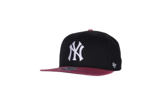 Czapka z daszkiem 47 Brand New York Yankees Black Paradigm czerwono/czarna