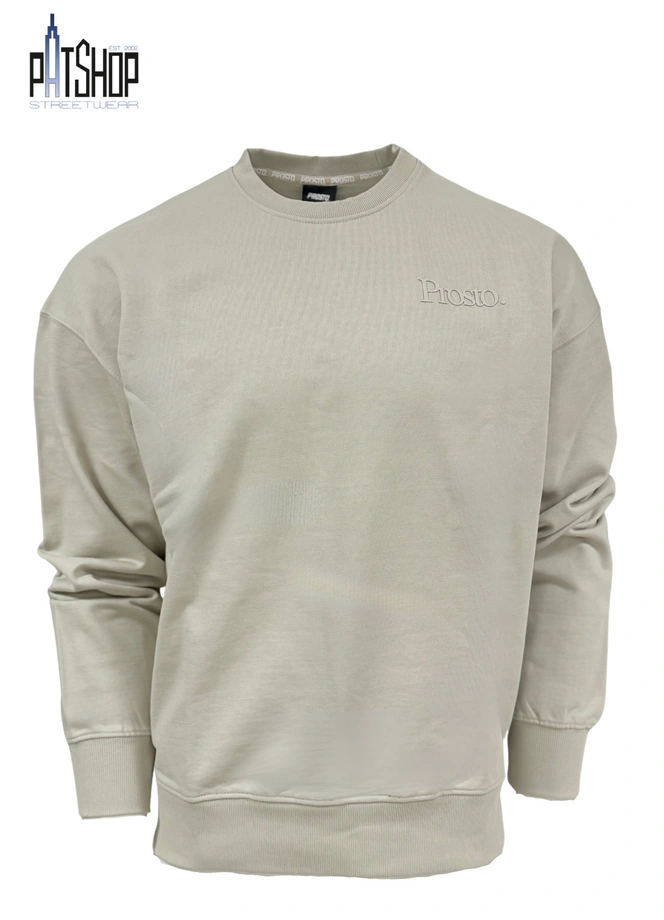 Bluza męska Prosto Mino crewneck beżowa