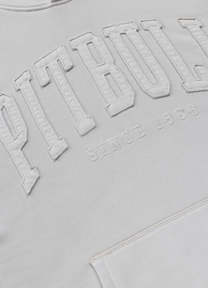 Bluza męska z kapturem Pit Bull Orlando biała