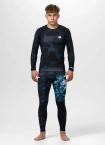 Koszulka męska rashguard Pitbull Longsleeve Pitbull World czarna