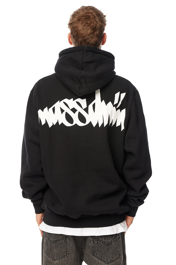 Bluza męska z kapturem Mass Dnm Nostalgia. Angel czarna