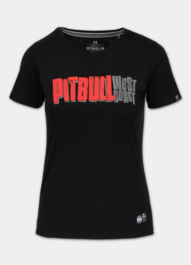 Koszulka t-shirt damska Pit Bull Rebel Born czarna