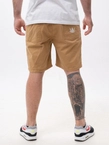 Spodenki szorty męskie materiałowe Jigga Wear Crown Pocket piaskowe