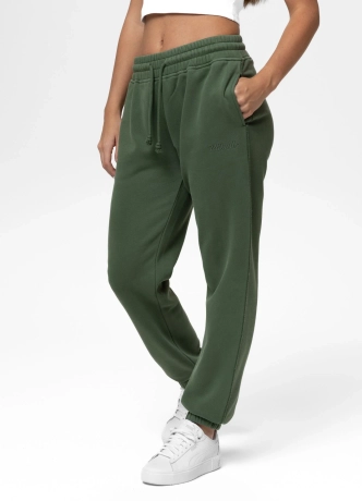Spodnie dresowe damskie Pit Bull Lovia zielone
