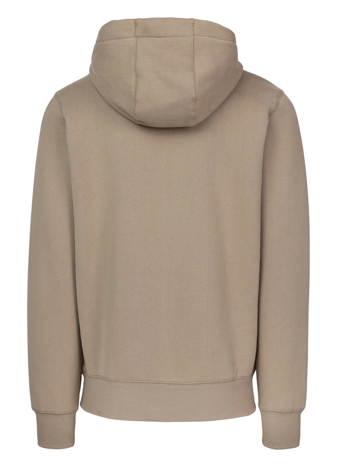 Bluza męska z kapturem Pit Bull Small Logo 25 beżowa