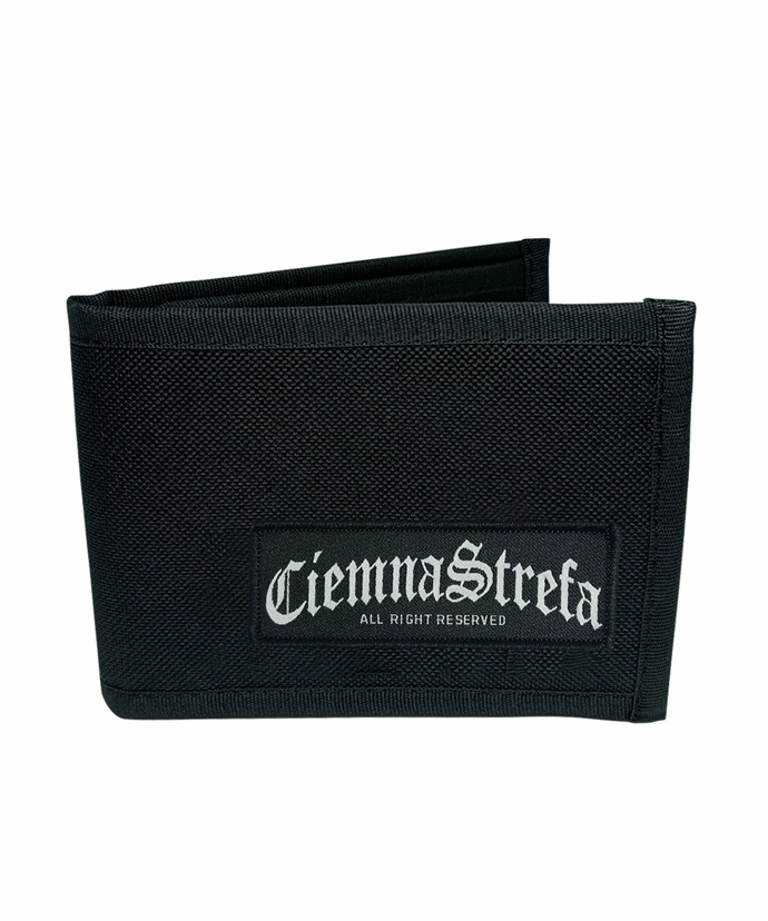 Portfel materiałowy Ciemna Strefa Gotyk czarny